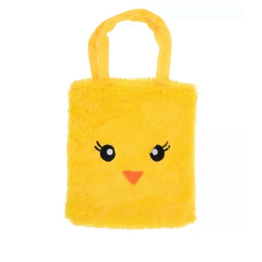 Hobby Lobby Yellow Plush Easter Tote Bag